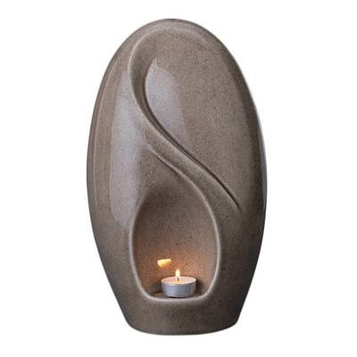 Eternity Beige Ceramic Urn